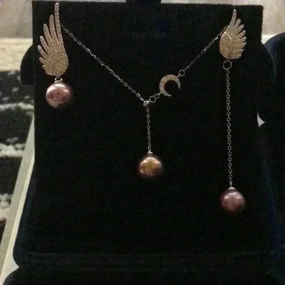 Custom Made Genuine Pearl Jewelry Set - Picture 3 of 17